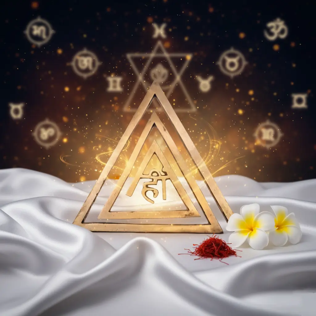 Energised Copper Triangular Hring Helix 6"