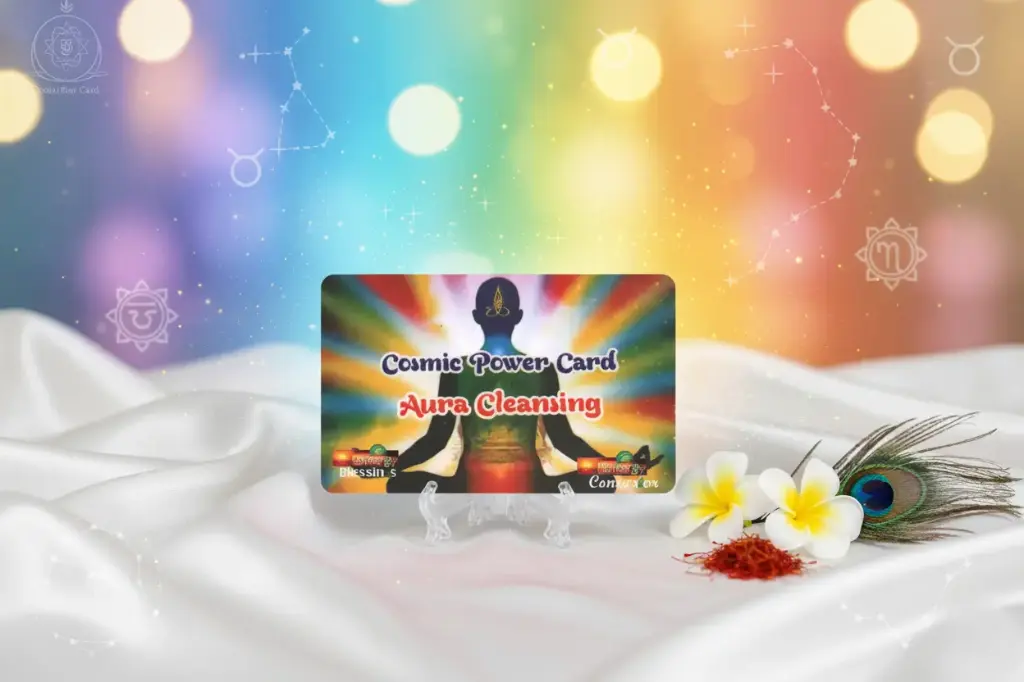 [CD-AVW-ECACC-1579] Energised Cosmic Aura Cleansing Card