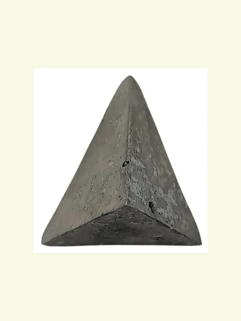 Solid Metal Pyramid (Iron, Aluminium, Copper, Brass, Lead)