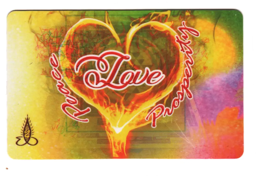 Cosmic Love, Peace, And Prosperity Card