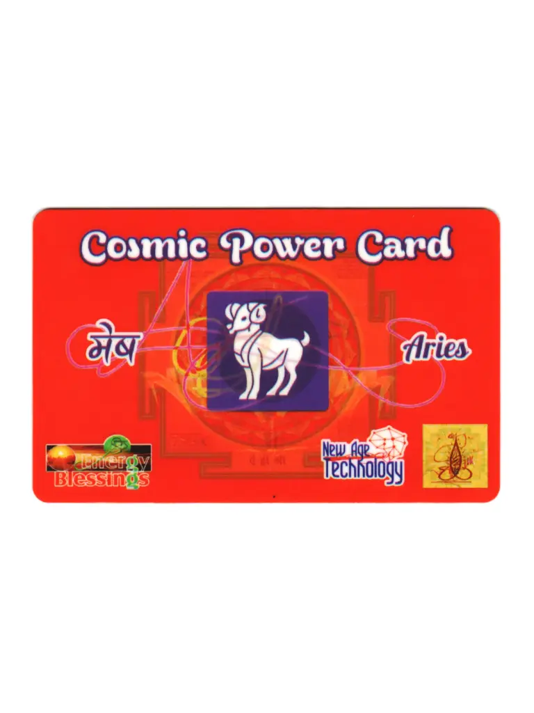 Energised Rashi Card (Aries)