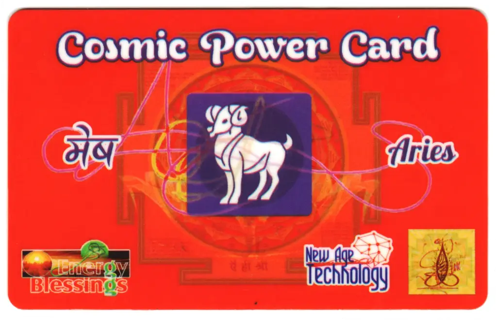 Rashi Card (Aries)