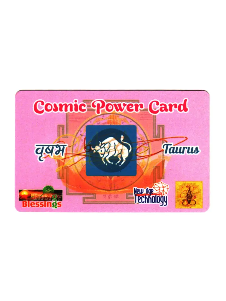 Energised Rashi Card (Taurus)