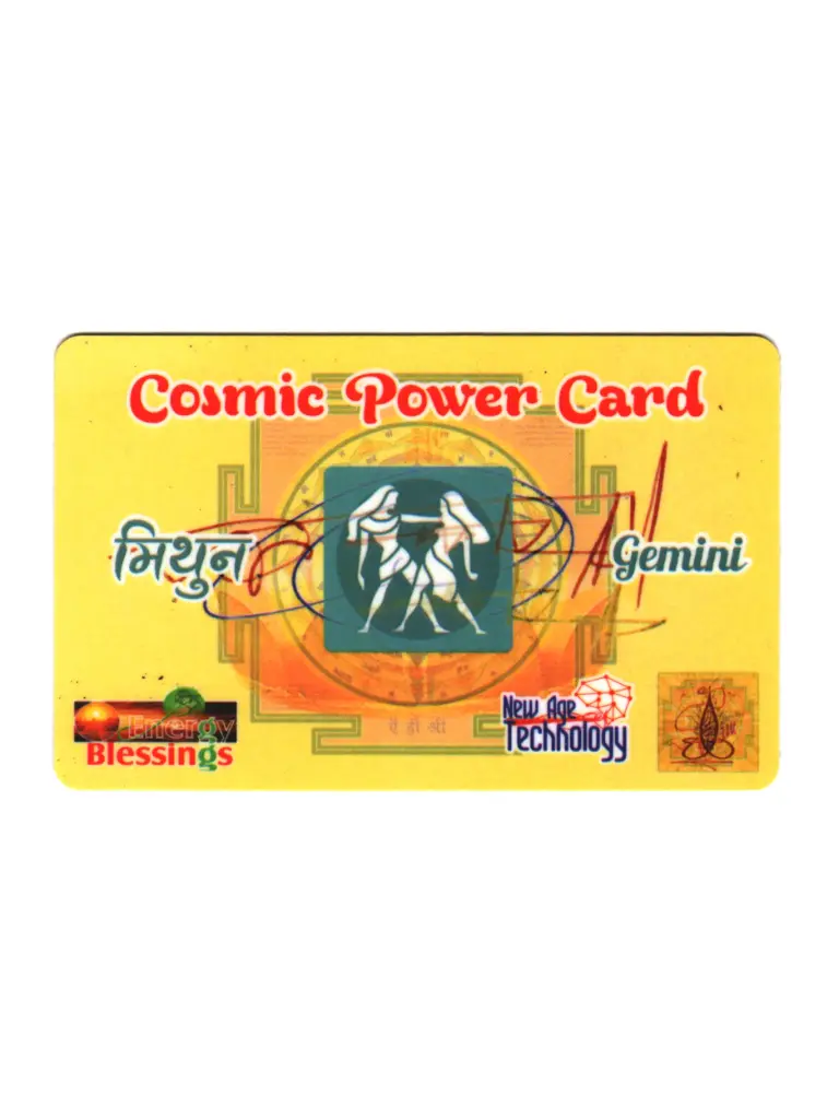 Energised Rashi Card (Gemini)