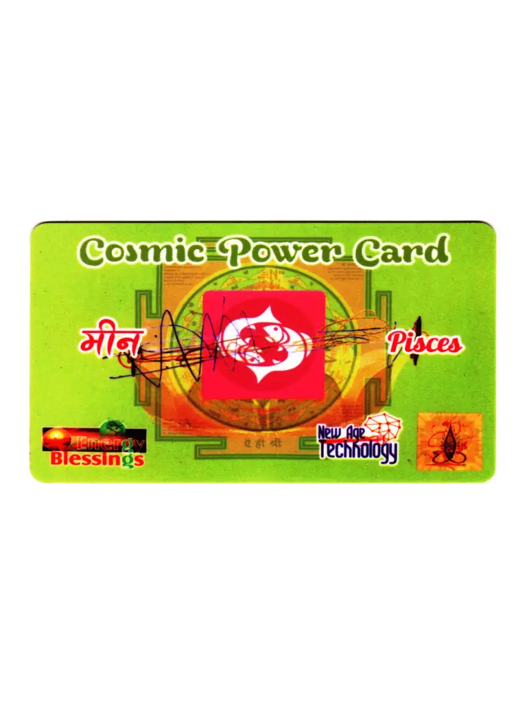Energised Rashi Card (Pisces)