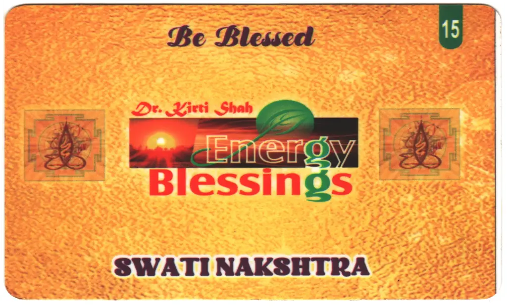  Swati Birth Star Card (Moon Sign Based)