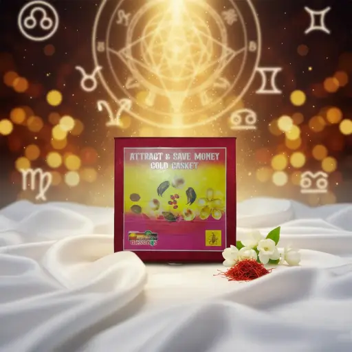 [CD-AVW-ECA&SMGCFF-1570] Energised Cosmic Attract & Save Money Gold Casket (for Finance)