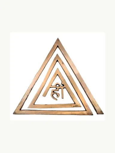 Copper Triangular Hring Helix 6"