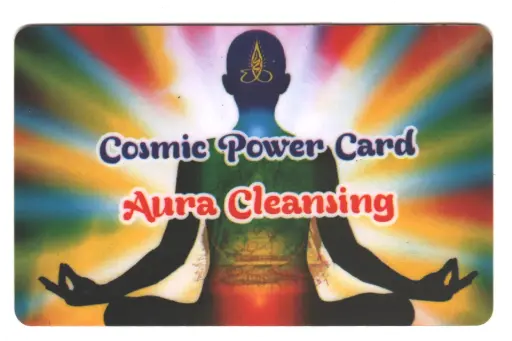 Cosmic Aura Cleansing Card