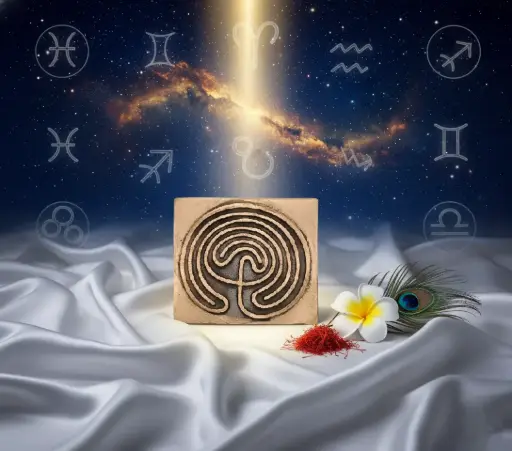 [CD-AVW-ELPBCLZA4X4-1583] Energised Labyrinth Plate (Brass Copper Lead Zinc Aluminium) 4" x 4"