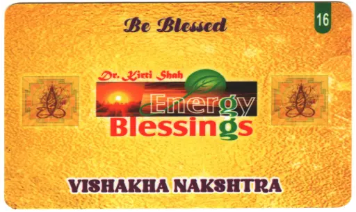 Vishakha Birth Star Card (Moon Sign Based)
