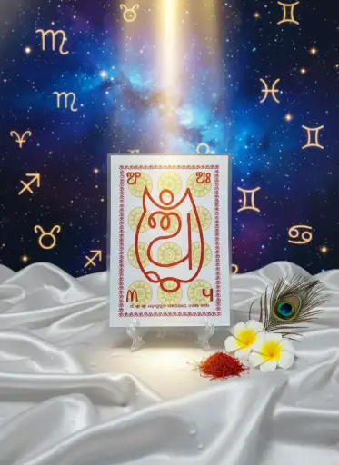 [CD-AVW-EMYAE-1669] Energised Mahapurusha Yantra A4 (Ekashyari)