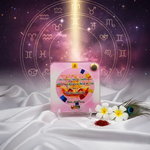 [CD-AVW-EEYFR6X6-1675] Energised Energy Yantra for Relationship 6" x 6"