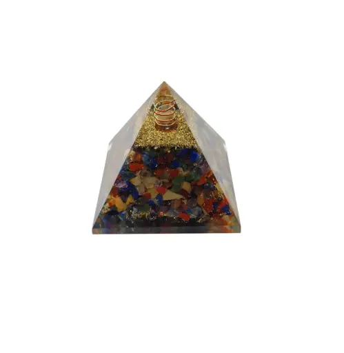 Navaratna Orgone Pyramid 2" x 2 "